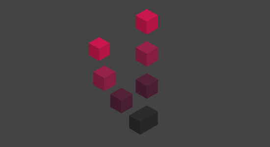 Pure CSS 3D Cubes Animation file preview