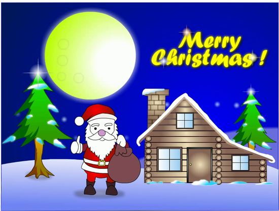 Santa Clause Flash Animation file preview