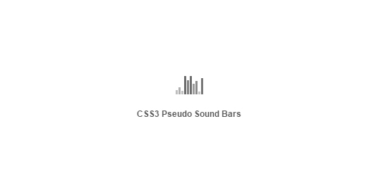 CSS3 Pseudo Sound Bars file preview