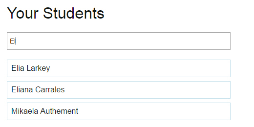 List Filter file preview