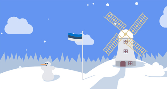 Winter Landscape Animation file preview