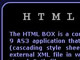 The HTML box