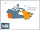 Interactive XML Canada map