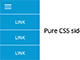 Pure CSS side reveal effect