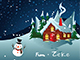 Merry Christmas Snow Animation
