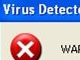 Fake virus error message